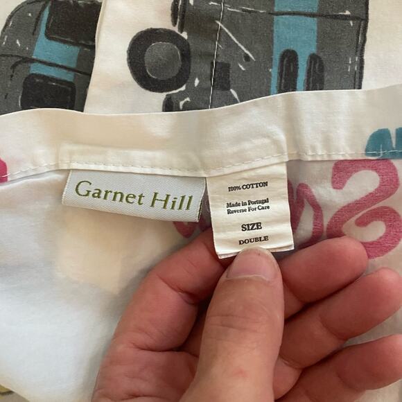 Garnet Hill double flat sheet and 2 pillow cases 100% cotton. - Picture 3 of 3